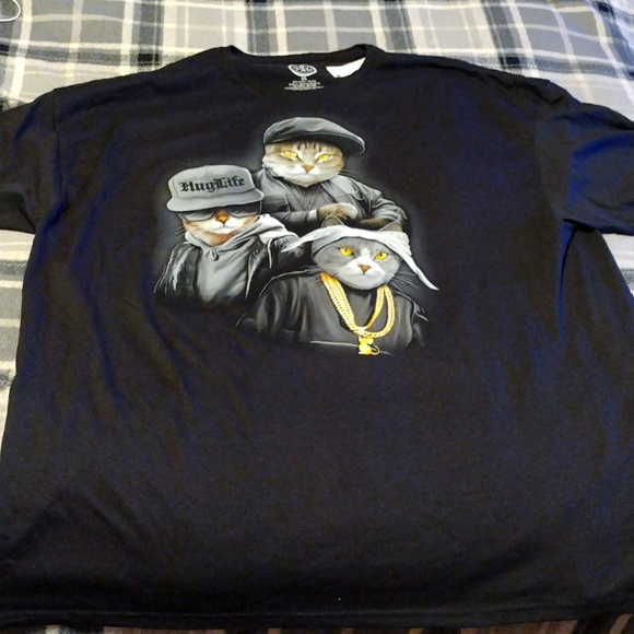 Cat Trio Tee Shirt Size 3XL - Picture 1 of 2